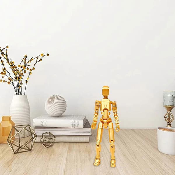 Actionfigur 13 Leddet Robotdukke