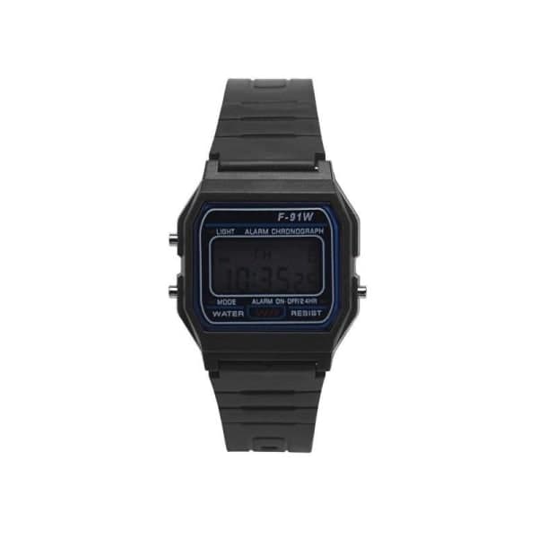 Digitalt Retro Armbåndsur Sort