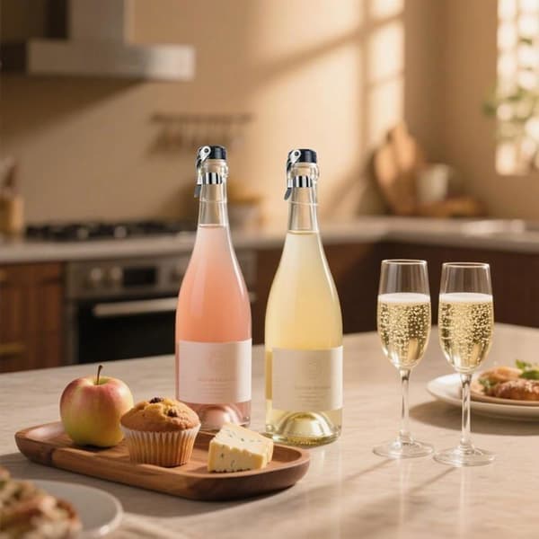 Champagnepropper - Rustfrit stål med silikoneforsegling - Sæt med 2 - Sølv - Konserverende - Lækagesikker - Genanvendelig