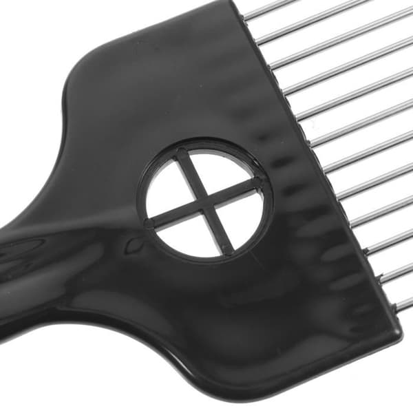 3 Detangling Metalkamme i Rustfrit Stål - Brede Tænder - Til Afro/Krøllet Hår - Til Mænd