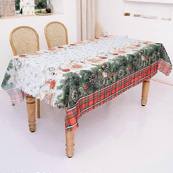 Juledug Dekoration, 1 STK 180 x 140 cm Genanvendelig Rektangulær Juledug