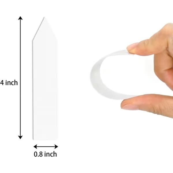 Förpackning med 1000 plastväxtetiketter, 10,2 cm.