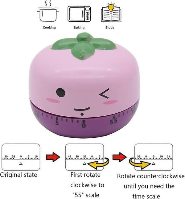 Kjøkken Matlaging Mekanisk Timer, Tids Påminnelse, Manuell Timer, Frukt Og Grønnsak FormReddik Tomato