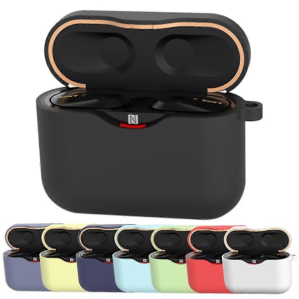 Etui til SONY WF-1000XM3 Øretelefon Tilbehør Opladningsboks Cover Etui til SONY WF 1000 XM3 WF-1000XM4 Skal med Anti-tab Krog Wathet-Hook