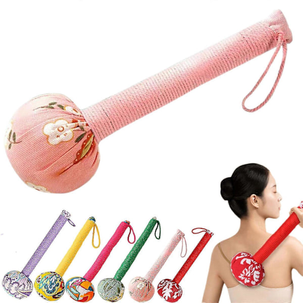 Manuel Krops Lymfedrænage Massagehammer, Malurt Massagehammer, Lymfedrænage Hammer - Yvan pink 31cm