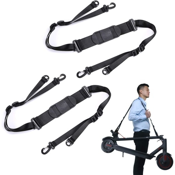 IC Kick Scooter Shoulder Strap, Adjustable Scooter Carrying Strap for Kids Balance Bike Scooter Folding Chair Yoga Mat