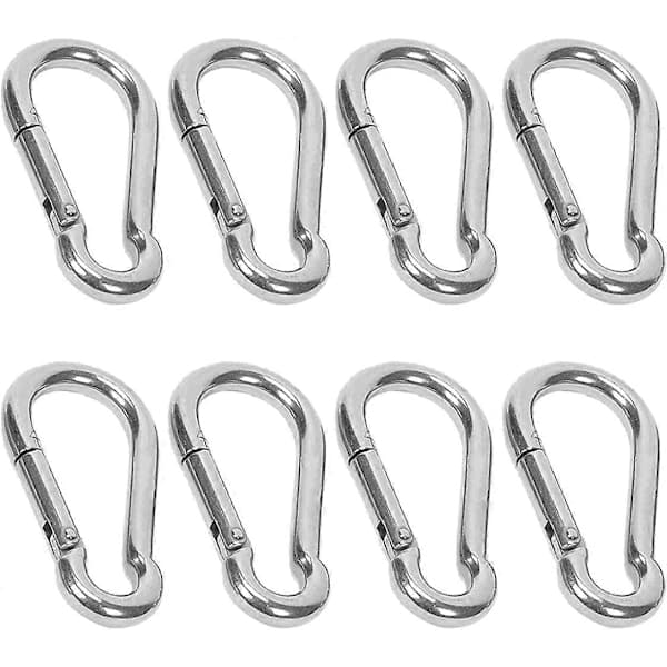 6mm Karbinhakar 8-pack Sportkarbinhakar Typ Karbinhake