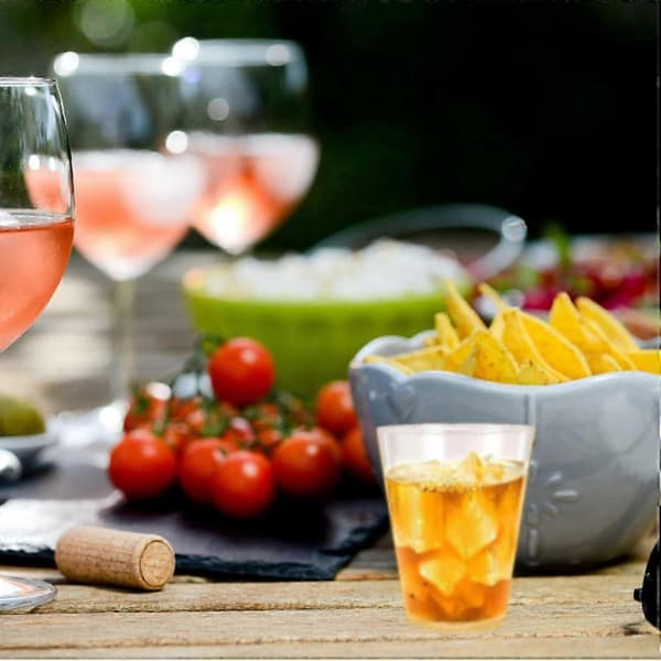 100-pack Plastshotglas 30 ml, Återanvändbara festmuggar 100 Pcs