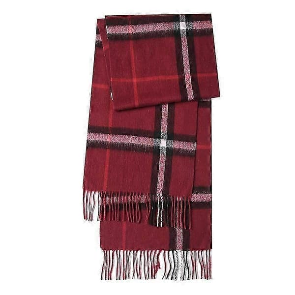 Vinter Skjerf Dame | Ullskjerf Dame | Merinoullskjerf | Skjerf Herre Vinter Claret