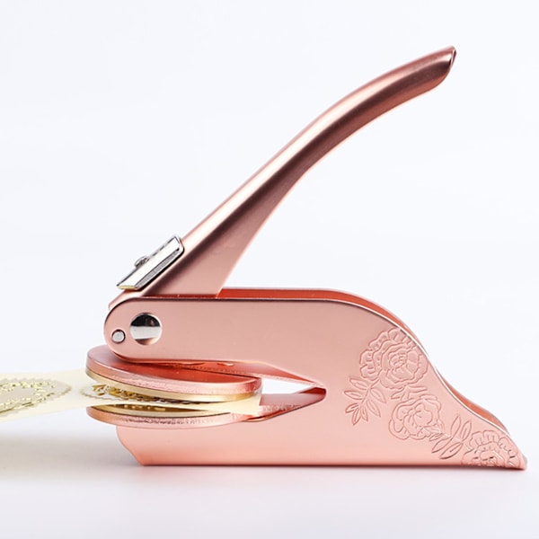 Bogstempel Personlig, Tilpasset Stempel fra The Library of Stamp Tilpasset Stempel til Bryllupsinvitation Rose Gold