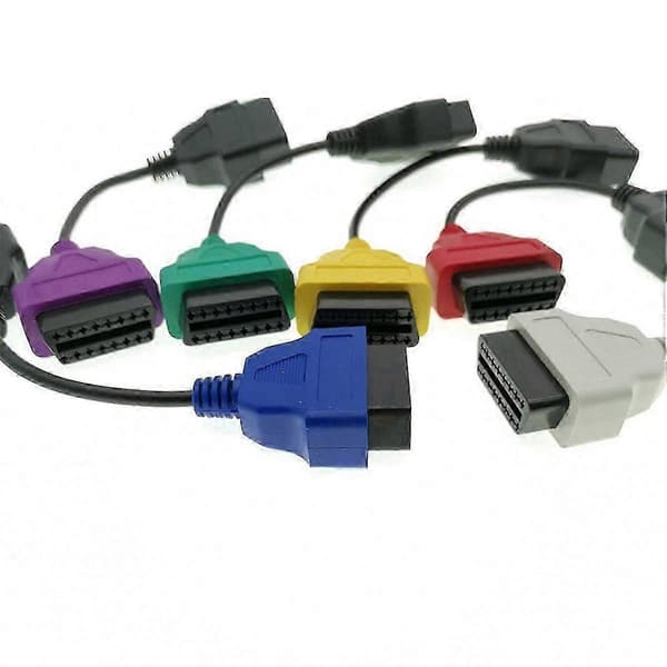 Fiat ECU Scan 6 -värisovitin MultiECUScan OBD 2 -liitinversio 0705