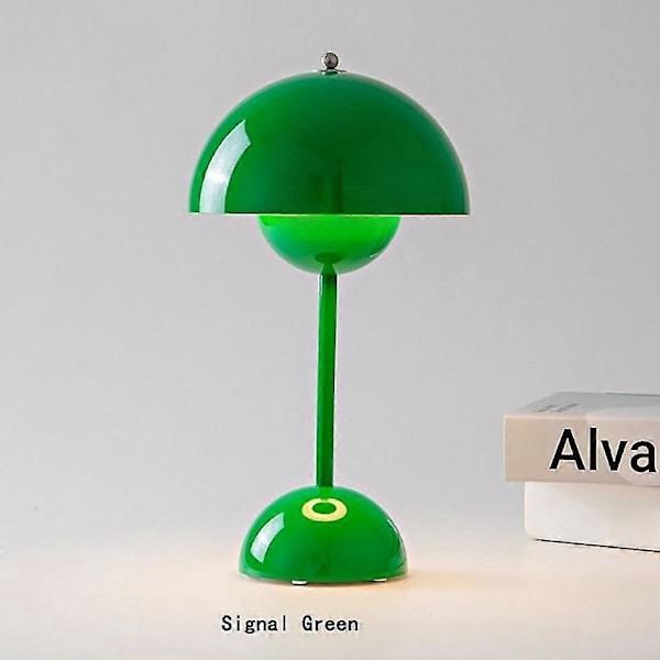 Kukkasilmu Pöytävalaisin, Häähuone, Makuuhuone, Pöytäkoriste, Valaisin, Yövalaisin (Ladattava) Signal Green 2600mAh KC-UL-PSE-CE