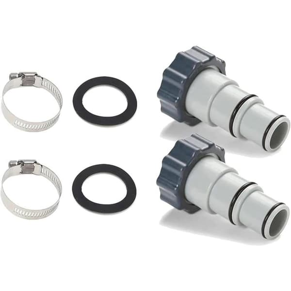 Poolslangadapter, 2-delad poolslangadapter, pumpadapter 32 och 38 mm