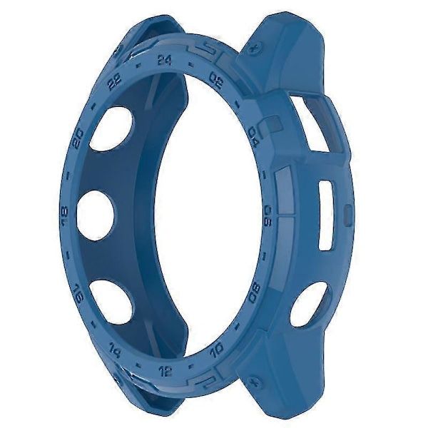 TPU Etui til Garmin Fenix 7x 6x 5x Tactix 7 6x Pro Fenix 7 6 5 Enduro 2 Blød Silikone Transparent blue