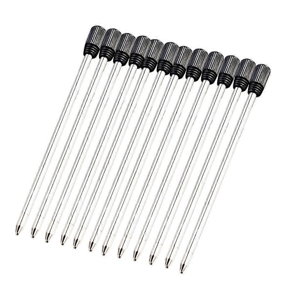 12 stk. Kuglepen Refiller til Cross Penne Fin Spids Pen Refill 7CM - Sort Blæk