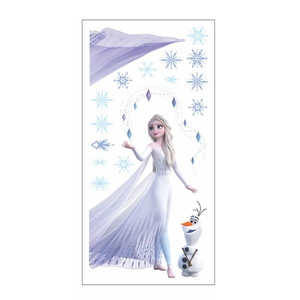 Lastenhuoneen sisustus, helppo asennus, lahja, tyttöjen elokuva, Frozen Elsa seinätarra