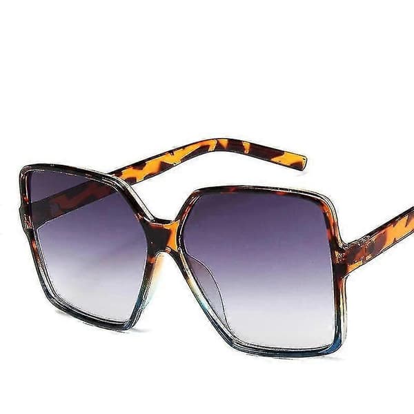 Oversized firkantede solbriller for forbedret stil C5 Gradient Brown