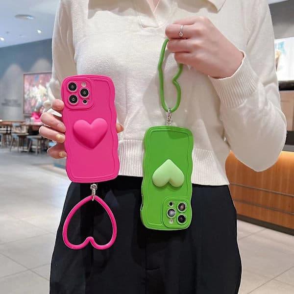 Rannekoru Sydän Puhelinkotelo iPhone 14 Pro Maxille
