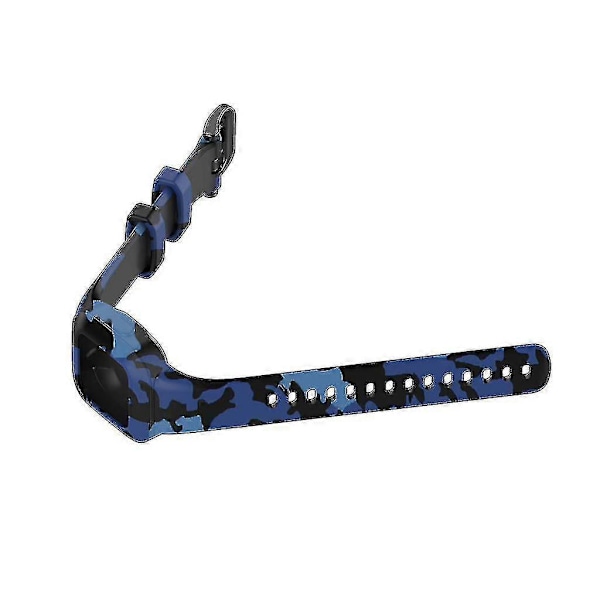 Til Garminfit Jr 3/garmin Vivofit Jr 3 Åndbar Rem Svedtæt Anti-ridse H Camouflage Blue