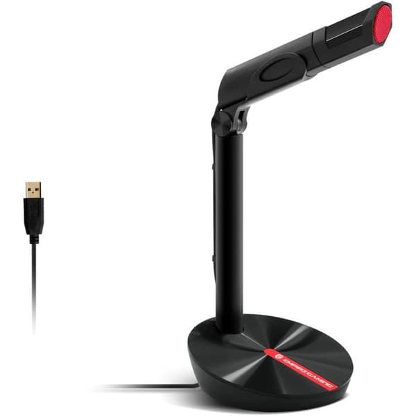 Mikrofon – Spil/Live Streaming – Kompatibel med PC, Mac, Konsoller – App: Podcast, Twitch Streaming, Youtube, Discord, Chat