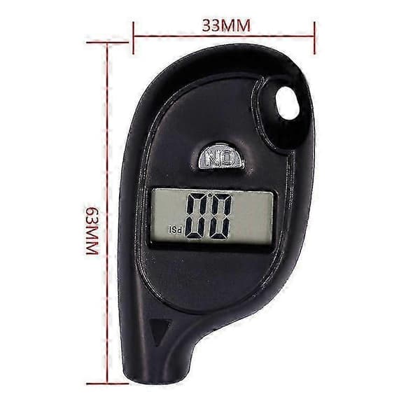 Bärbar Digital Däcktrycksmätare för Bil LCD-Display 3-150 Psi Säkerhet