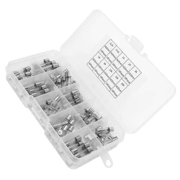 Lasitulppasarja 100 kpl 5 x 20 mm 0,2 - 20 AMP teollisuustarvikkeet