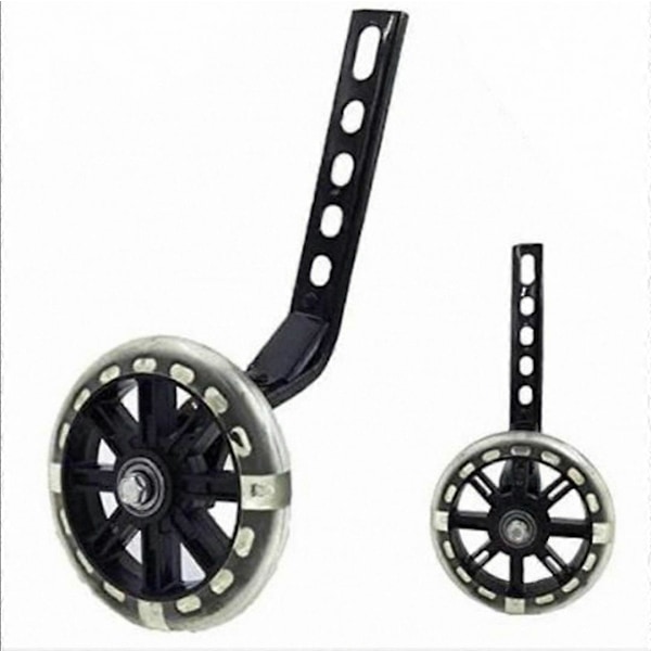Nye Børn Cykel Træningshjul Stabilisatorer 12-20\" Tommer Flash Hjul Black