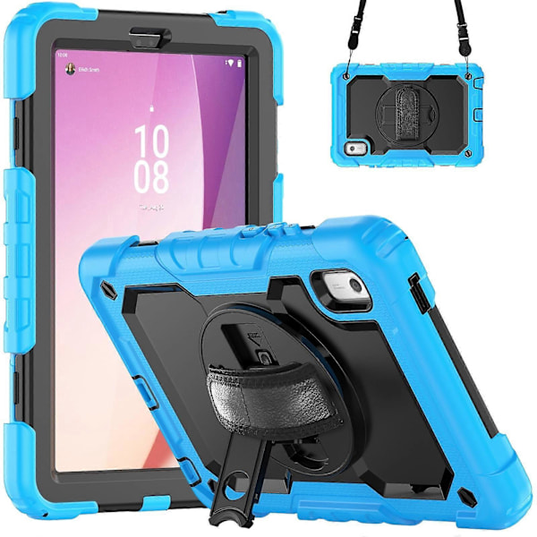Silikon Hybrid PC-deksel for Lenovo Tab M9 Light Blue