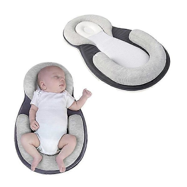 Vauvan muotoinen tyyny, vastasyntyneen tyyny, anti-flat head -unimaja, anti-roll White