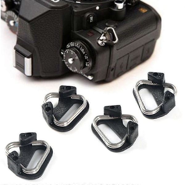 4 stk. Stærk Kamerarem Trekant Split Ringe Adapter Til Panasonic/fuji Dslr