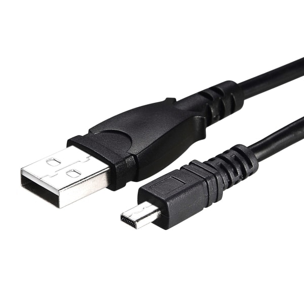 (2-PAKKE) USB-synkroniseringskabel (UC-E6) for Kodak Nikon Sony Olympus Pentax etc. (1,5 meter)