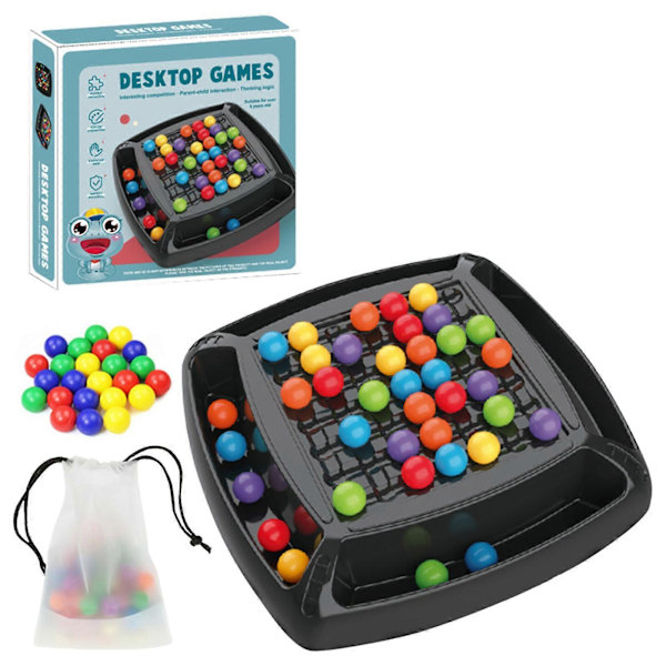 Intellektuellt Schackbräde Duell Strategi Brädspel Bräde Med Boll Bordsspel Strategispel Brädspel Bräde För A