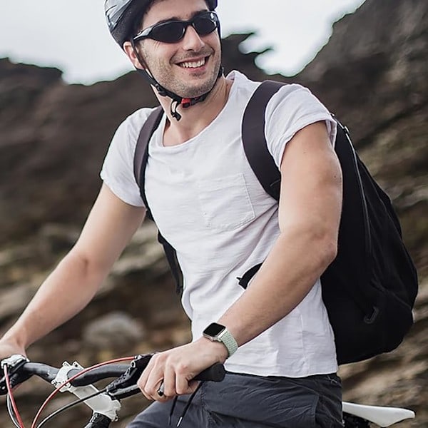 4-pack Solo Loop Vävda Armband Kompatibla med Apple Watch Armband 44mm, 45mm, 46mm, 49mm, för Kvinnor och Män, Elastiskt Armband, Sportarmband Rök Violett 44/45/46/49/mm