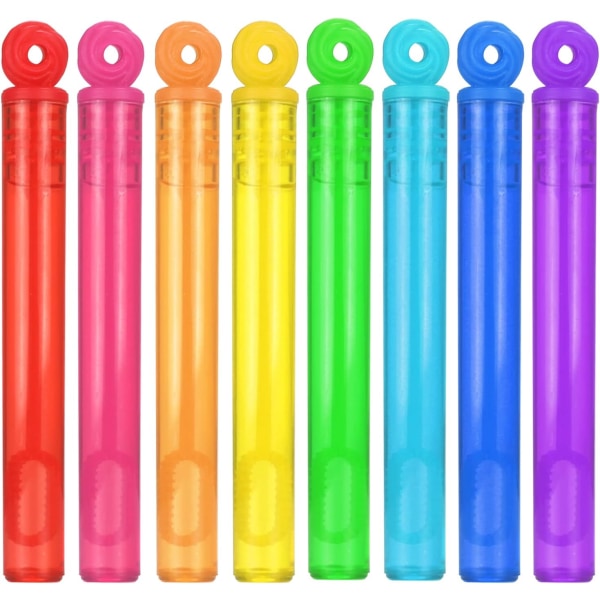 32-pakning 8 farger mini boblestaver Assortert fest favoriserer barneleker, badetid, sommer utendørs gaver til jenter gutter