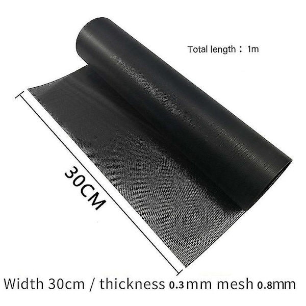 1m Kotelon Pölysuojat Tietokoneen Verkkopölysuodatin 30cm DIY PVC PC Kotelon Tuulettimen Jäähdyttimen Pölysuodatin -netwo