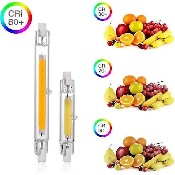 R7s LED-pære 78-118mm 5-20w Dimbar, Varm 3000k 3000lm, Lineær Erstatning for J118 300w Halogenlampe #calu [JKW] Warm White 118mm 13W 220V