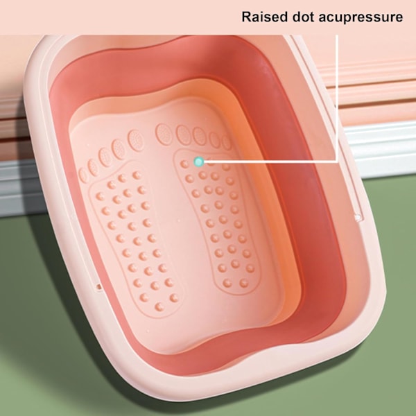 Fodbad - Blødgøringskar til fødder Spa Massage Spand - Fodbad Blødgøringskar Foldbar Fodbad Spand Kar