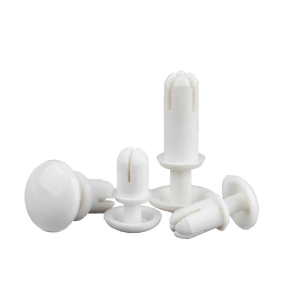 Plastnitar, Nylon Press Nitmutter Clip Nit Plast R-Typ Expansionsnit Klämma Skruv