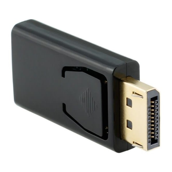Näyttöportti HDMI-sovittimeen musta musta