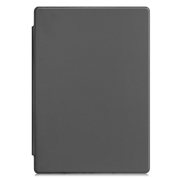 Custer Textur Läderfodral för Microsoft Surface Pro 7 Grey
