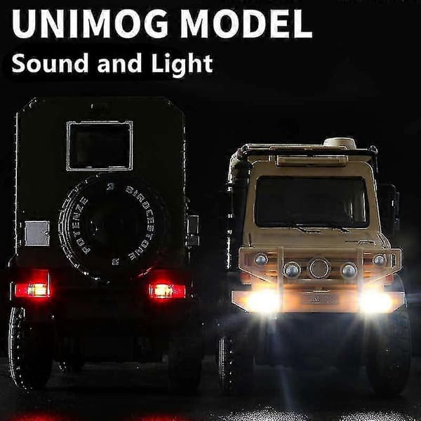 1/32 Rv Legering Simulerings Off-Road Fordon Barnleksaker - BLACK