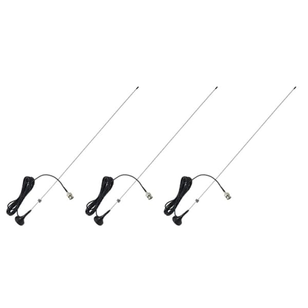 3X BNC-M UHF + VHF kjøretøymontert antenne for UT-108UV
