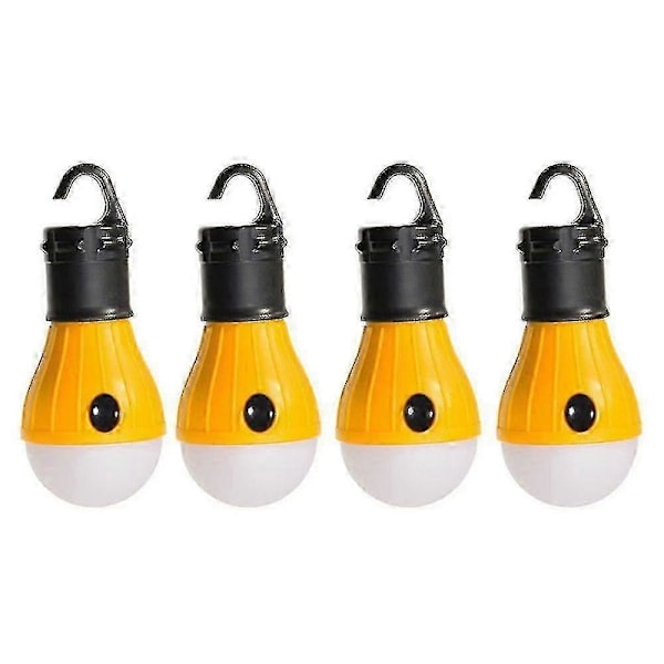 Camping Tältlykta Glödlampa Campingutrustning För Camping Vandring Backpacking yellow
