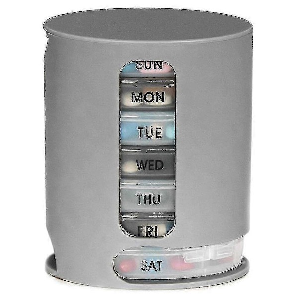 Medicindispenser 7-dagars tablettbox Veckodispenser Pillerbox Pillerbox