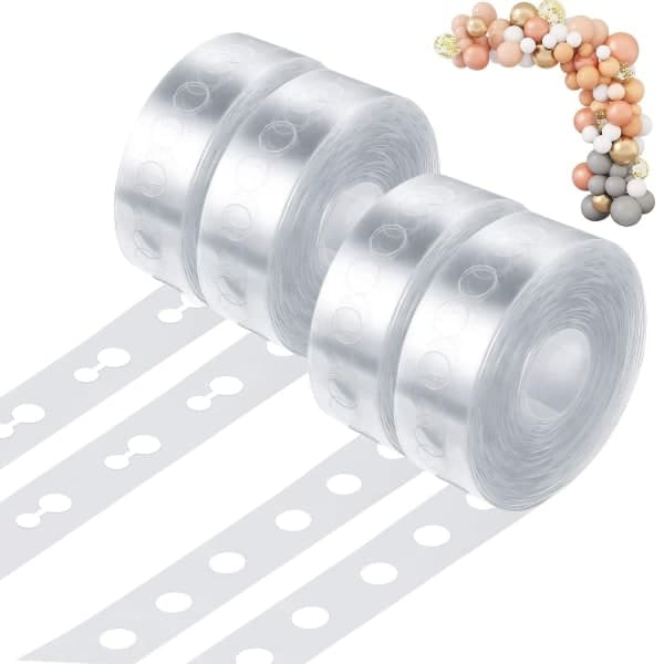 4 ruller 5 meter stripe kit ballongbue dekorasjon