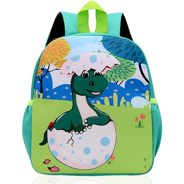 Barnryggsäck för förskolan, Tecknad Djur Dinosaurie Skolryggsäck, Förskoleryggsäckar för Barn, Dagisryggsäckar för Pojkar, Söt Ryggsäck