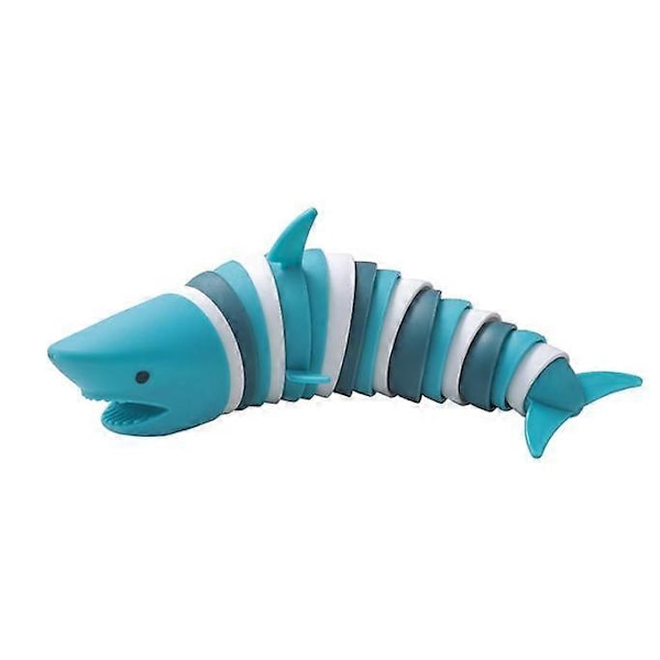 3D Artikulerte Strekk Delfin Stressavlastende Håndleketøy blue style 1