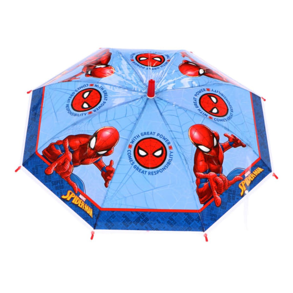 Marvel Spiderman Paraply Paraply 70cm i diameter SP7204 Rød ha
