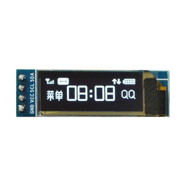 1/Stk C I2C 0.91 128x32 Blå Oled Lcd Modul 3.3v 5v Til PI