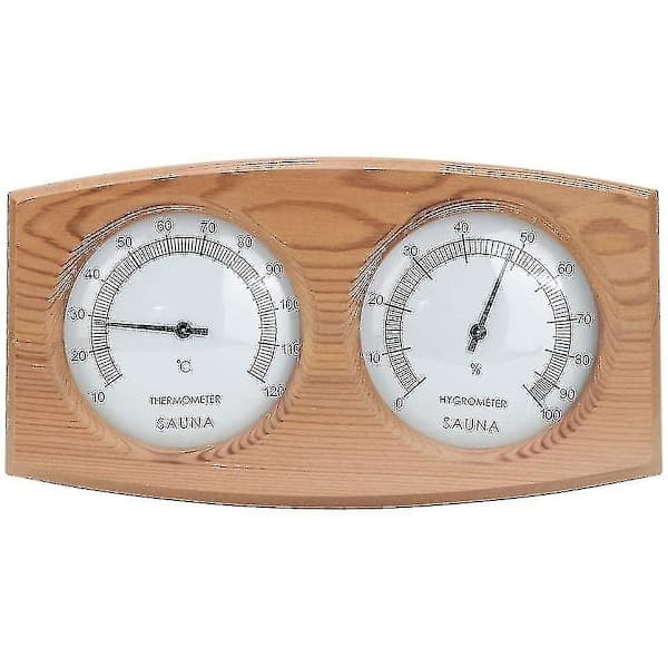Saunatermometer 2 i 1 Tre Termo-Hygrometer Termometer Hygrometer Damp Sauna Tilbehør